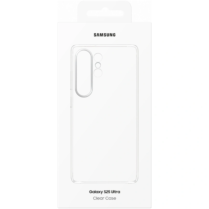 Чехол Samsung Silicone Case для Galaxy S25 Ultra Transparent Case фото 6