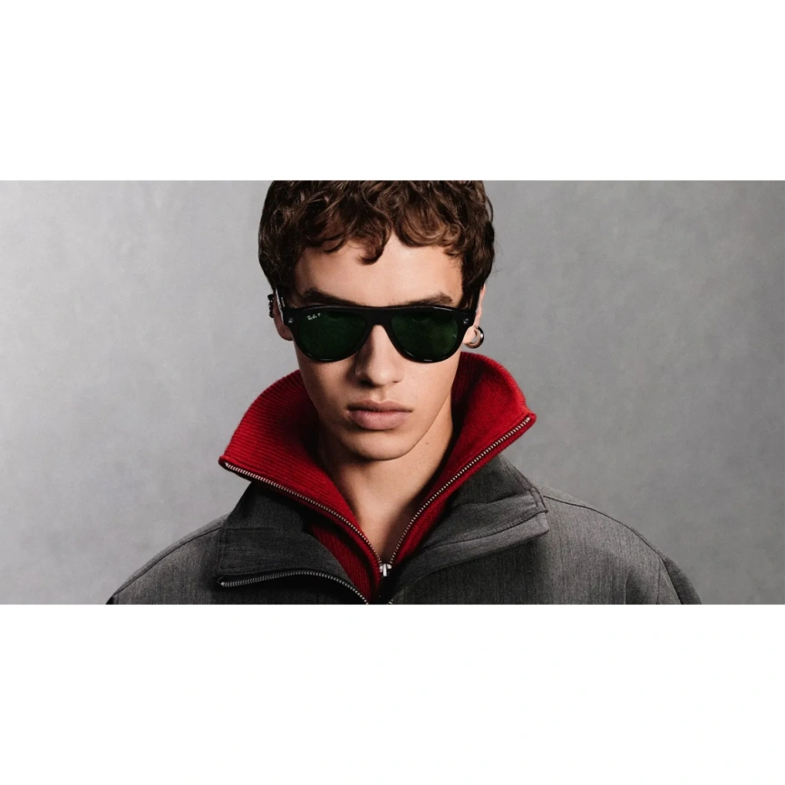 Умные очки Ray-Ban Aviator (Gen 3) Shiny Black Standard Green фото 6