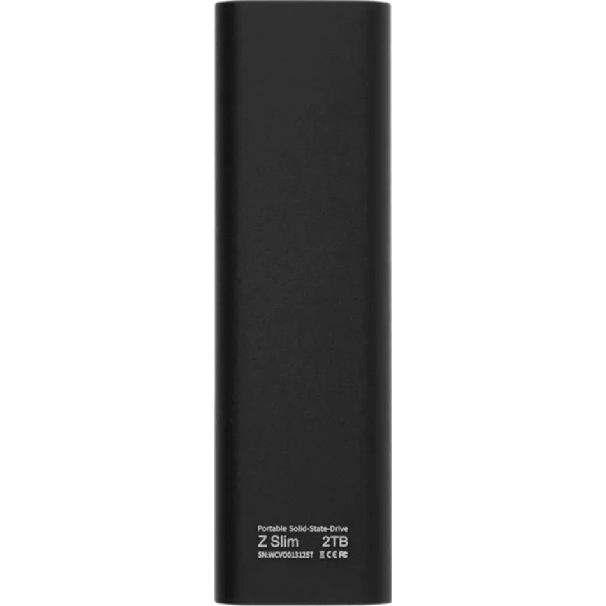 Внешний SSD накопитель Netac NT01ZSLIM-002T-32BK USB-C Black фото 2