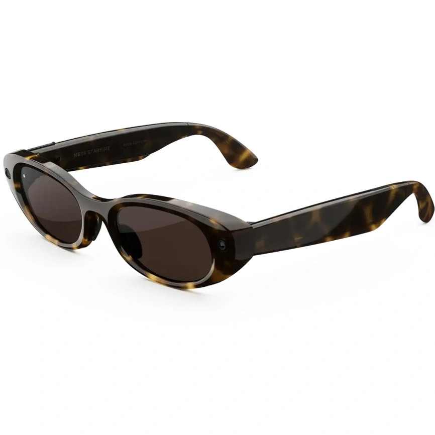 Умные очки Meta Starfire Kylie Edition Dark Tortoise Standard Chocolate фото 1