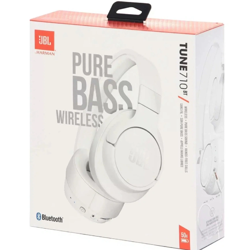 Наушники JBL Tune 710 BT White фото 5
