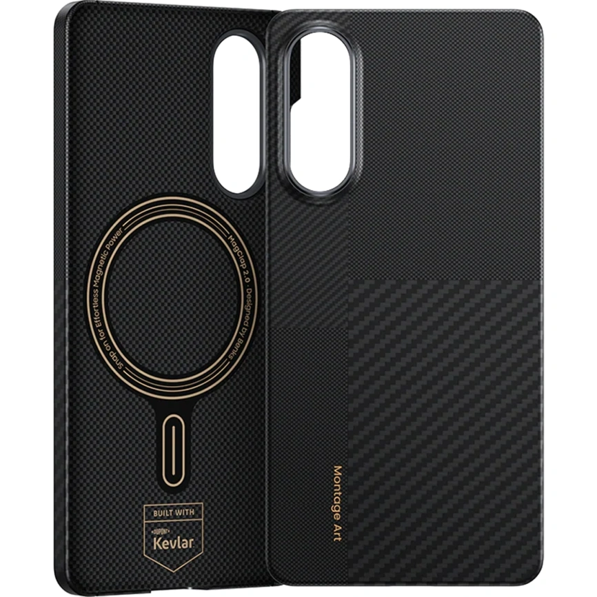 Чехол Benks Montage ArmorAir Case built with Kevlar 600D+1500D для Samsung Galaxy S25 Edge Black фото 1