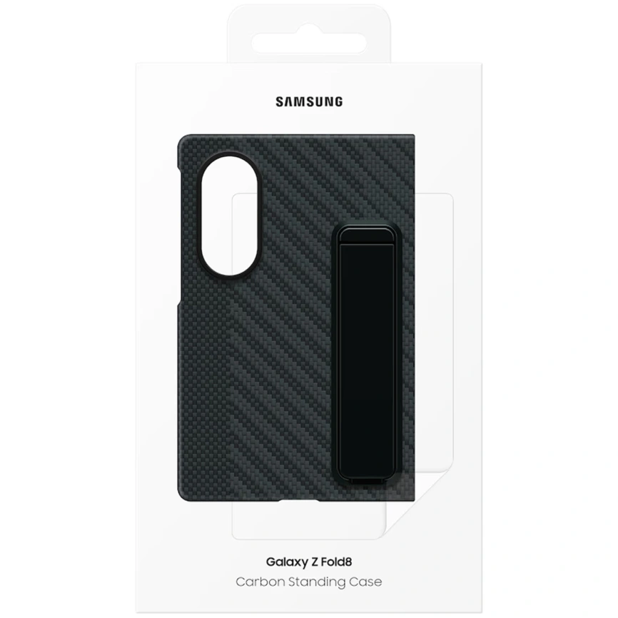 Чехол Samsung Carbon StanDing Case для Galaxy Z Fold8 Black фото 6