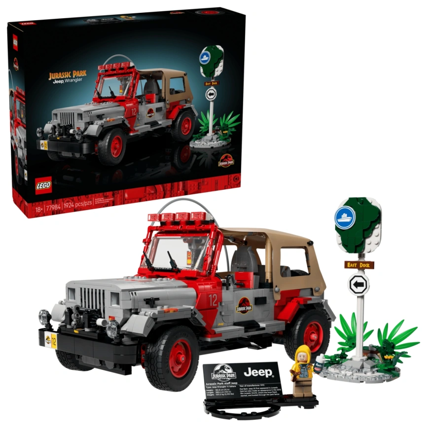 Конструктор LEGO Jurassic World Jeep Wrangler 77984 фото 1