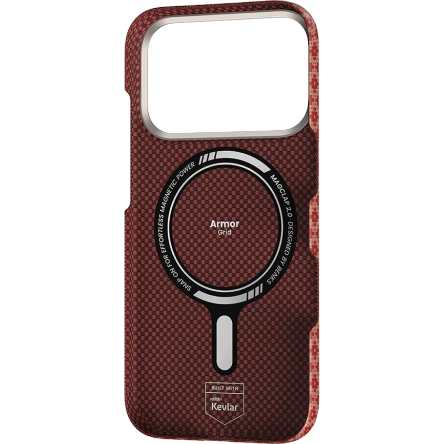 Чехол Benks ArmorGrid ArmorAir Case built with Kevlar для iPhone 17 Pro Terra Orange фото 5