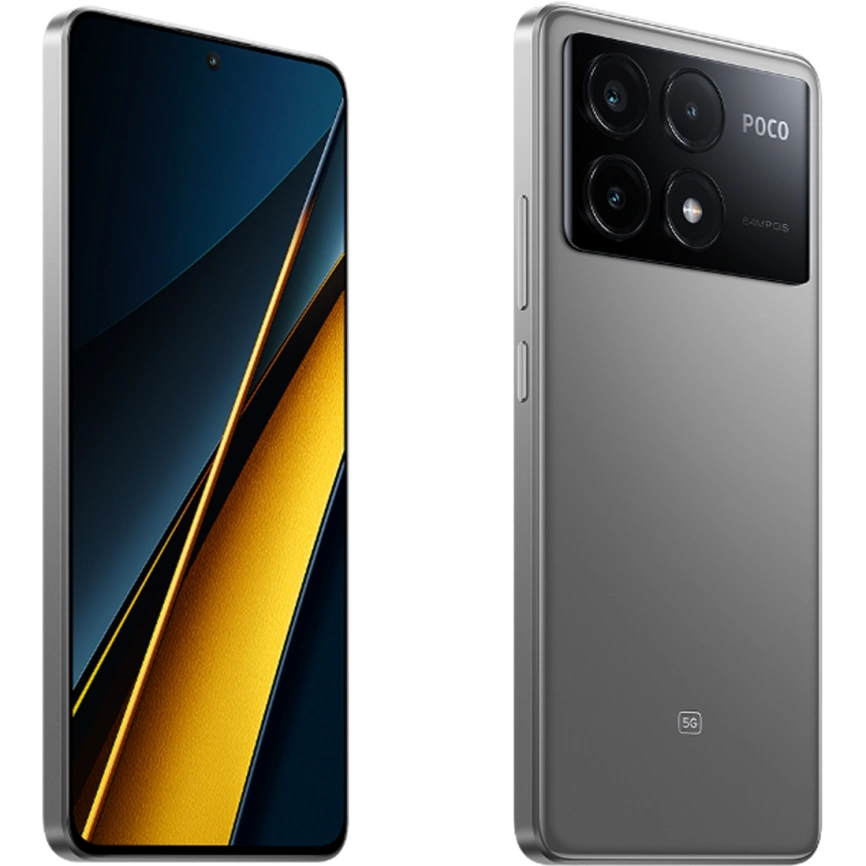 Смартфон Xiaomi Poco X6 Pro 5G 12/512Gb Grey EAC фото 2