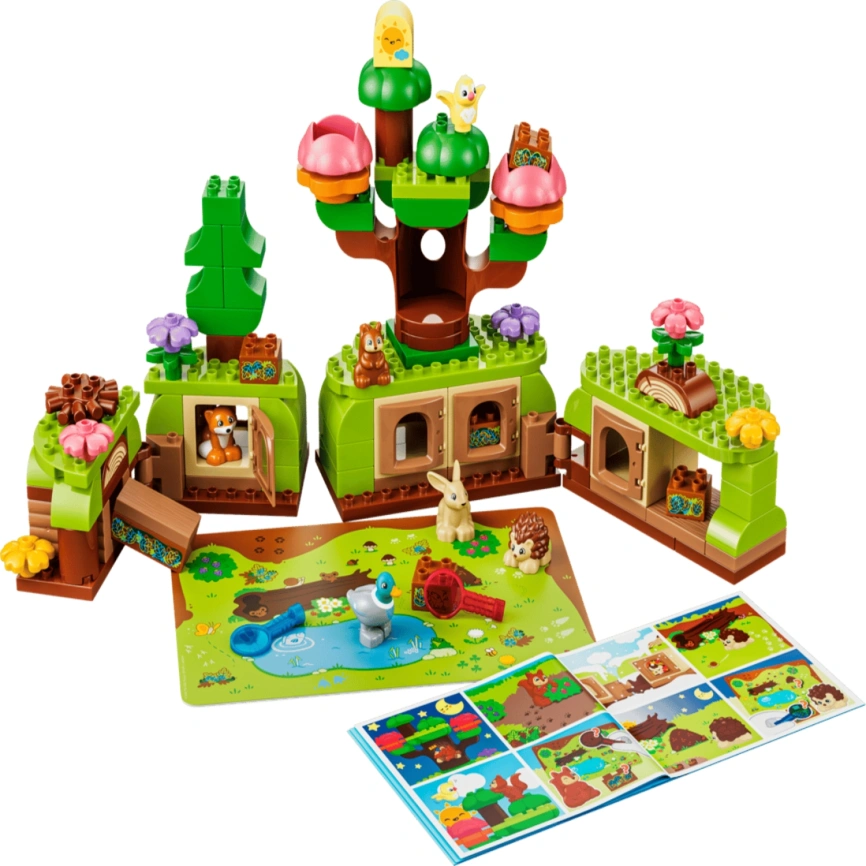 Конструктор LEGO Duplo Explorer’s Forest with Wild Animals 10480 фото 2