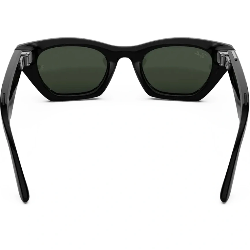 Умные очки Ray-Ban Zena (Gen 3) Shiny Black Standard Transitions Graphite Green фото 2