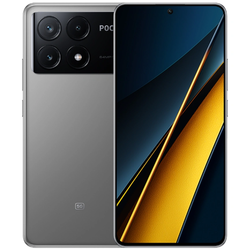 Смартфон Xiaomi Poco X6 Pro 5G 8/256Gb Grey Global Version фото 1