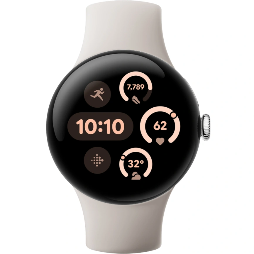 Смарт-часы Google Pixel Watch 3 45mm Polished Silver/Porcelain фото 3