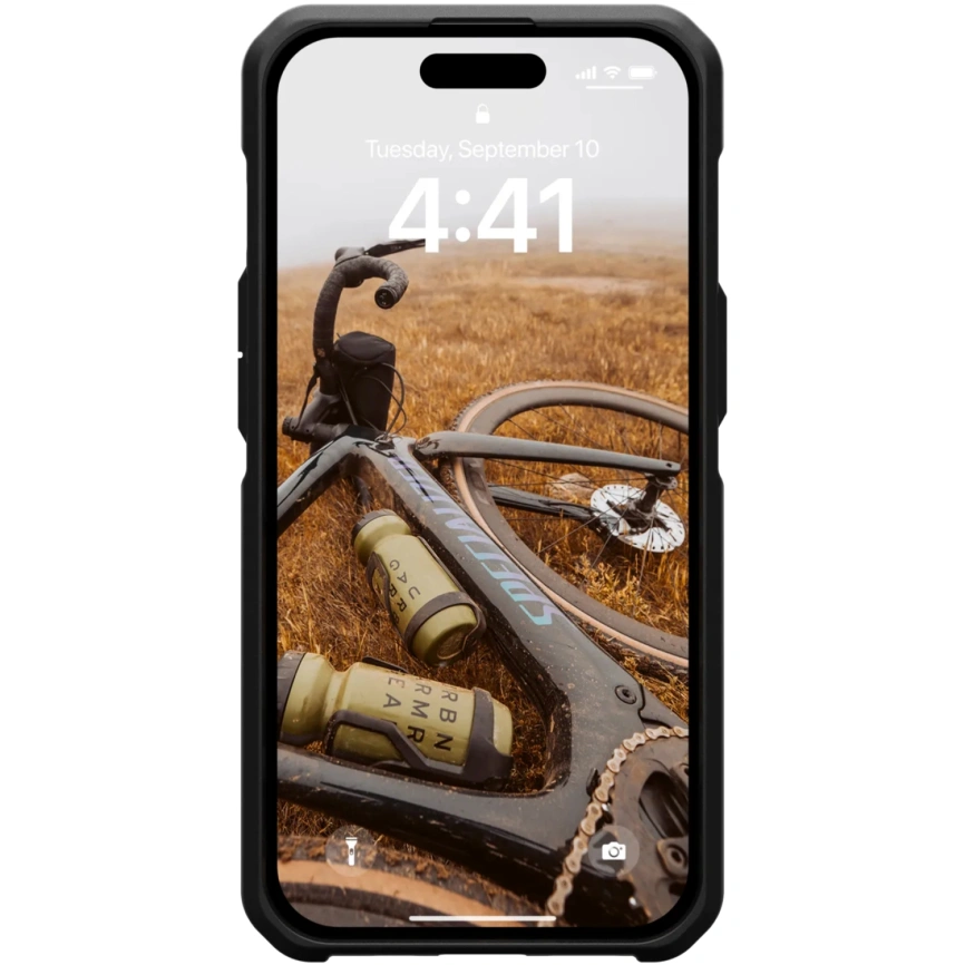 Чехол UAG Metropolis LT with MagSafe для iPhone 15 Kevlar Black (114315113940) фото 3