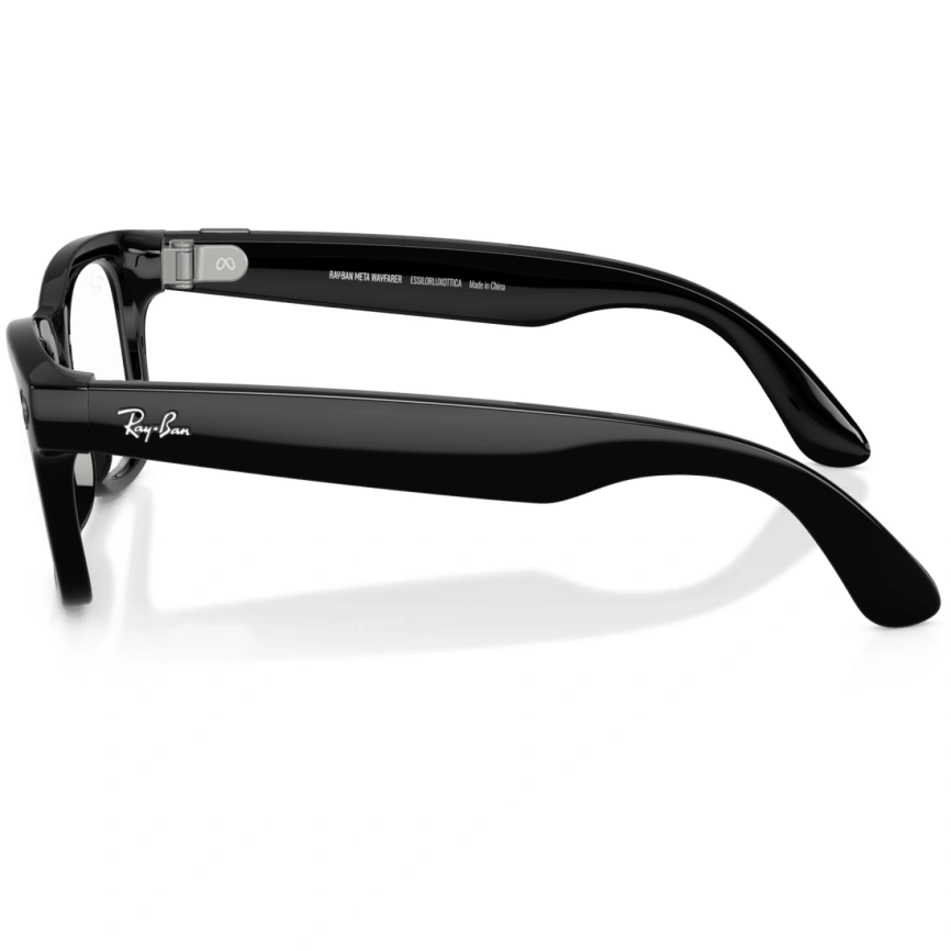 Умные очки Ray-Ban Wayfarer (Gen 2) Shiny Black/Transitions (RW4012) M Graphite Green фото 7