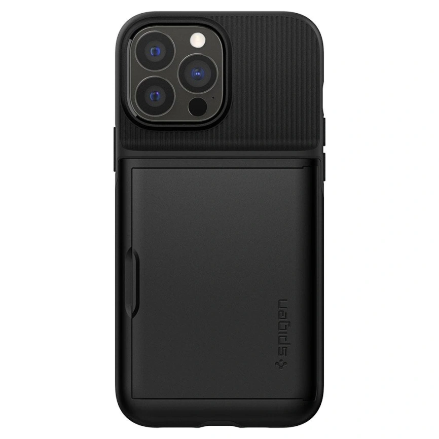 Чехол Spigen Slim Armor CS для iPhone 13 Pro (ACS03274) Black фото 5