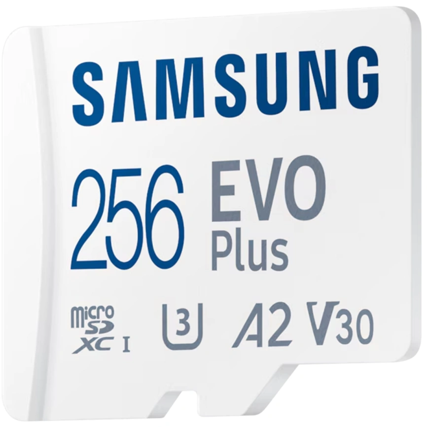 Карта памяти Samsung EVO Plus 256GB MicroSDXC Class 10/UHS-I U3 (MB-MC256SA) фото 4