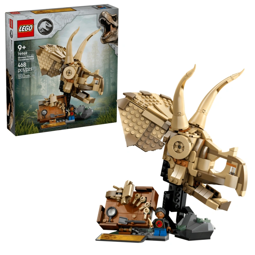 Конструктор LEGO Jurassic World Dinosaur Fossils: Triceratops Skull 76969 фото 1