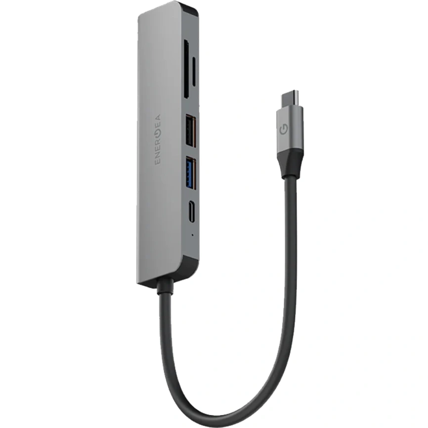 Адаптер EnergEA AluHub HD 3 (6 в 1) Gunmetal (HUB-HD3-GUN) фото 1