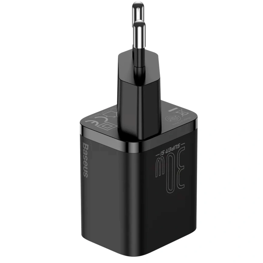 Сетевое зарядное устройство Baseus 30W USB-C CСSUP-J01 Black фото 3