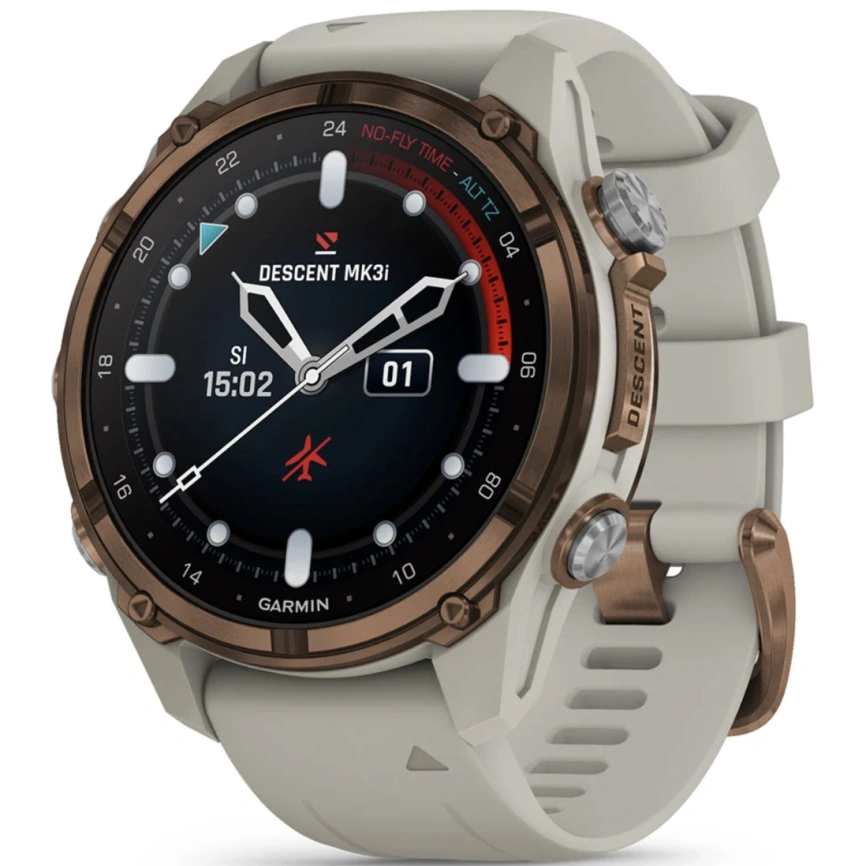 Спортивные часы Garmin Descent MK3i 43mm (010-02753-14) French Gray фото 1