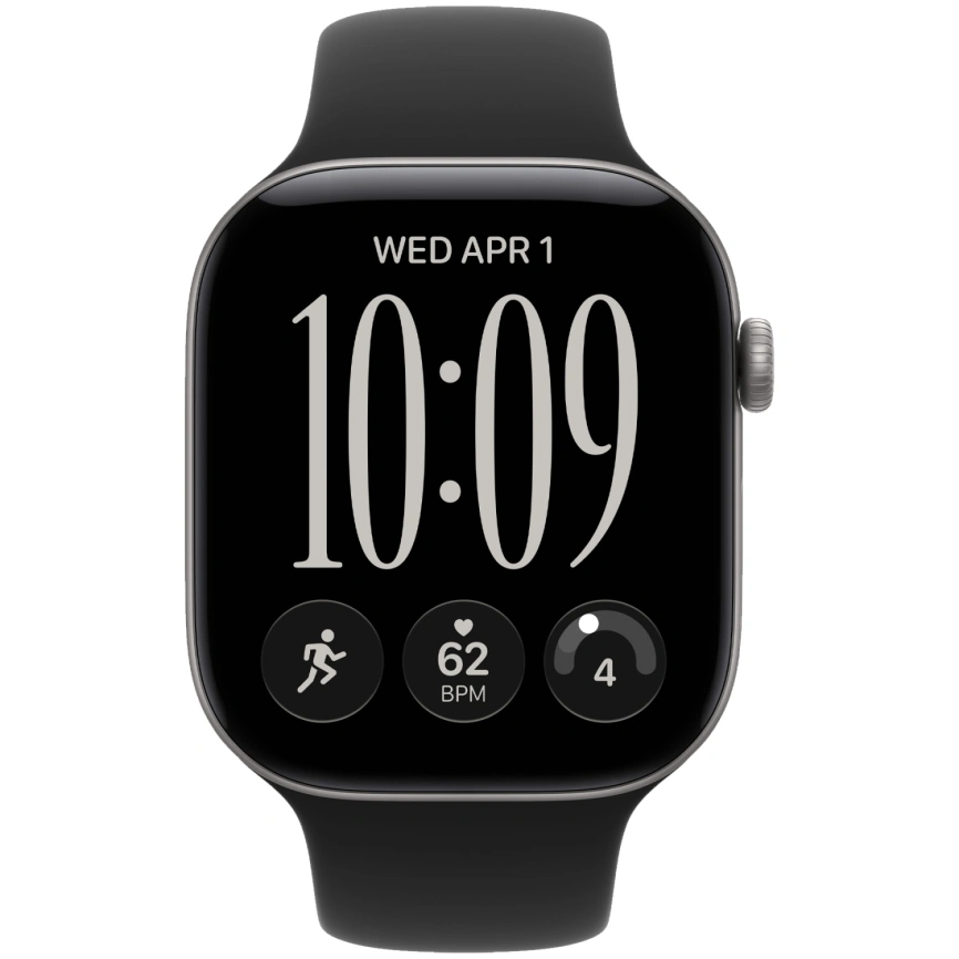 Смарт-часы Apple Watch Series 12 46mm Space Gray Aluminum Case with Black Sport Band M/L фото 3