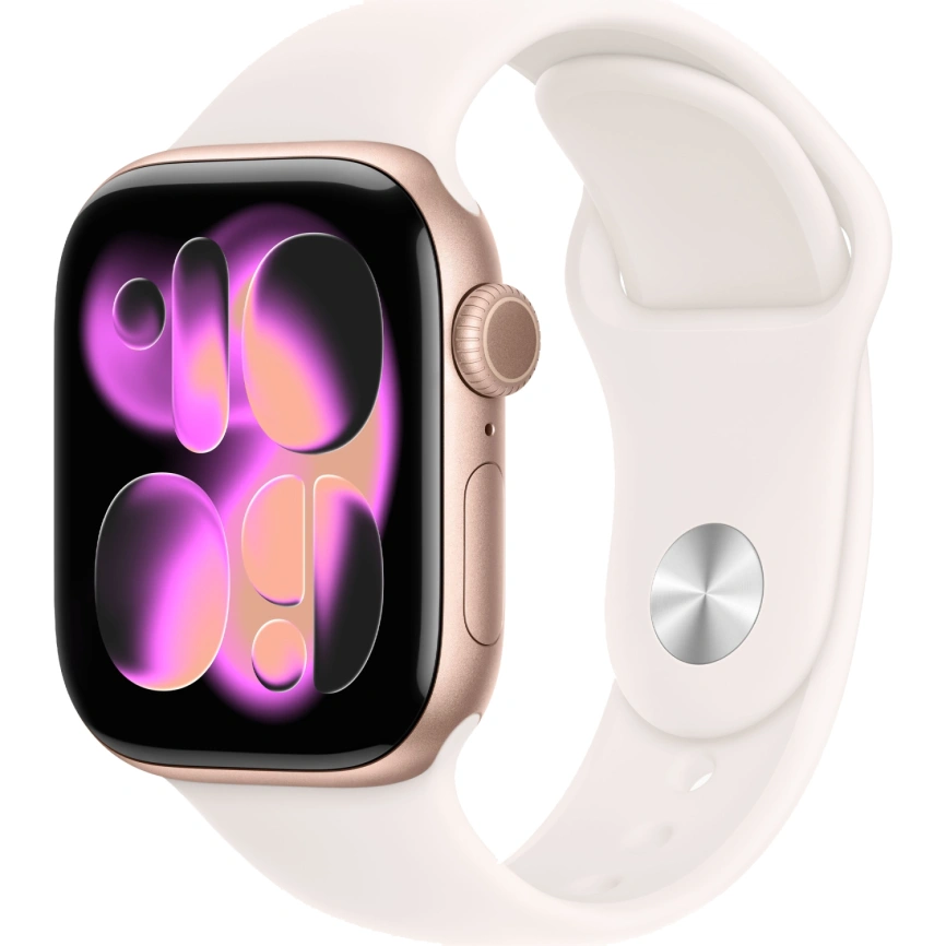 Смарт-часы Apple Watch Series 11 42mm Rose Gold Aluminium Case with Light Blush Sport Band M/L фото 1