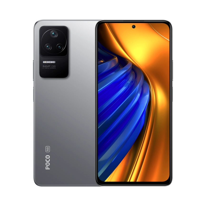 Смартфон XiaoMi Poco F4 NFC 6/128Gb Moonlight Silver Global Version фото 1