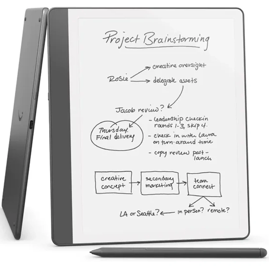 Электронная книга Amazon Kindle Scribe 64Gb with Premium Pen 2024 Tungsten фото 1