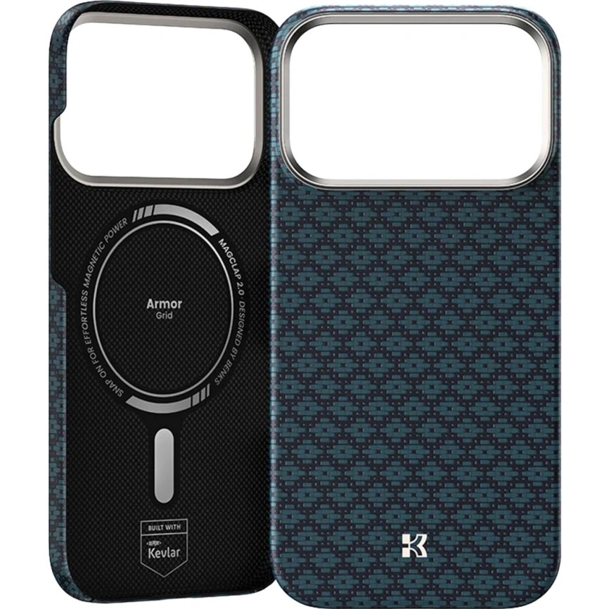 Чехол Benks ArmorGrid ArmorAir Case built with Kevlar для iPhone 17 Pro Azure Blue фото 1