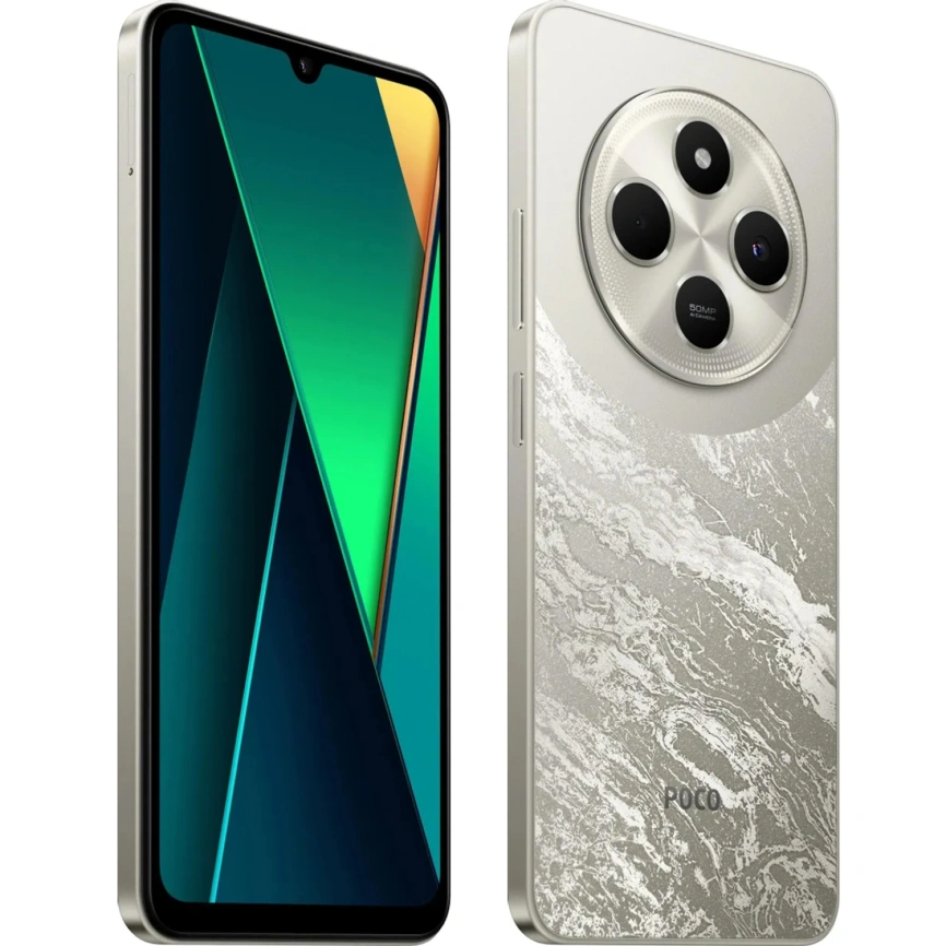 Смартфон Xiaomi Poco C75 6/128Gb Gold EAC фото 4