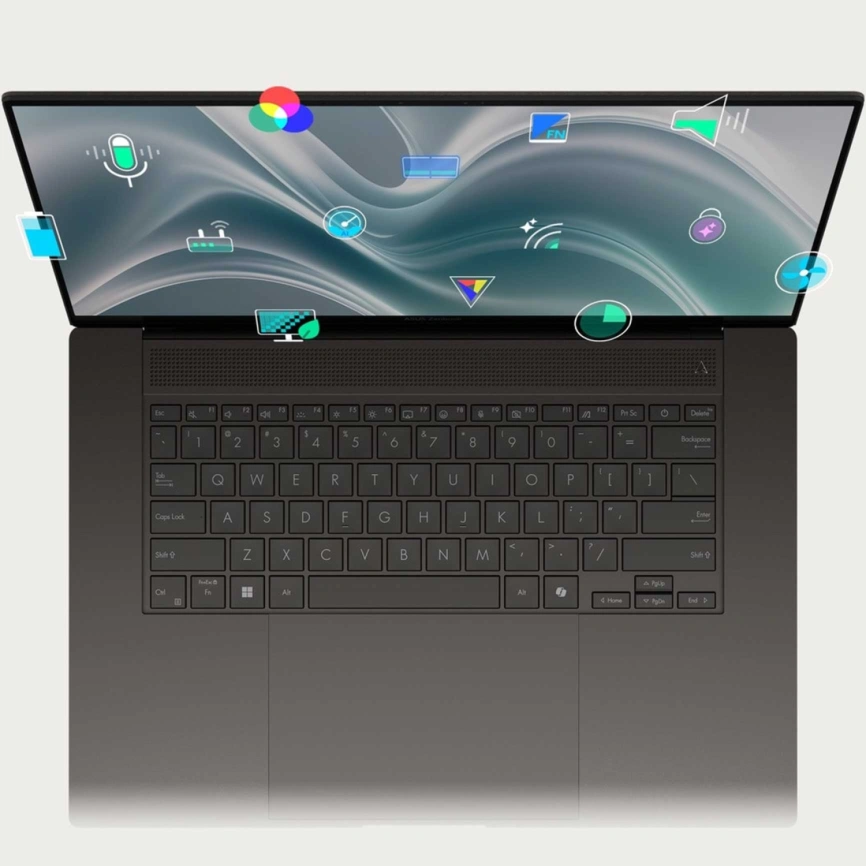 Ноутбук ASUS Zenbook S 16 UM5606GA-SS261W 16 OLED/R9 AI 465/32GB/2TB SSD (90NB17H5-M00CM0) Antrim Gray фото 4