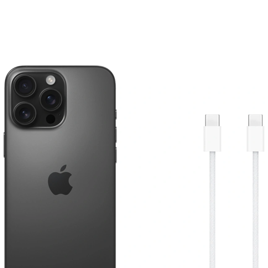 Смартфон Apple iPhone 16 Pro Max 256Gb eSim Black Titanium фото 5