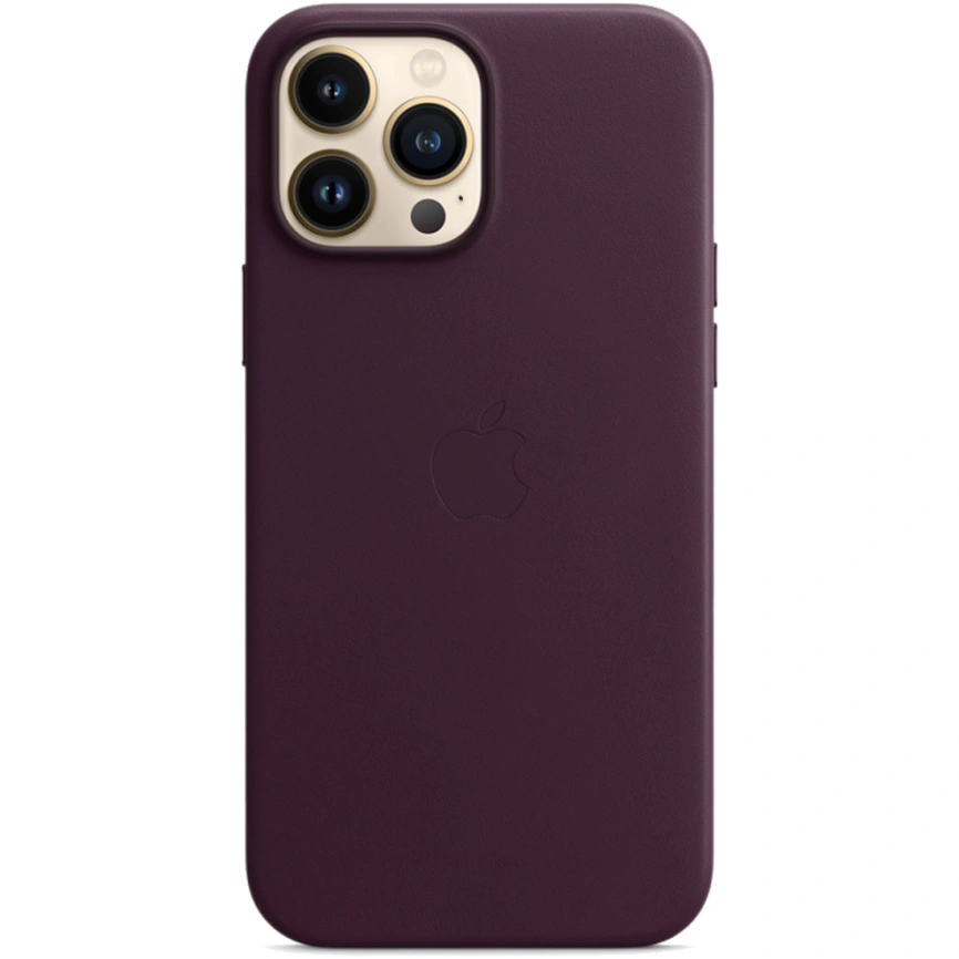 Кожаный чехол Apple MagSafe для iPhone 13 Pro Dark Cherry фото 1