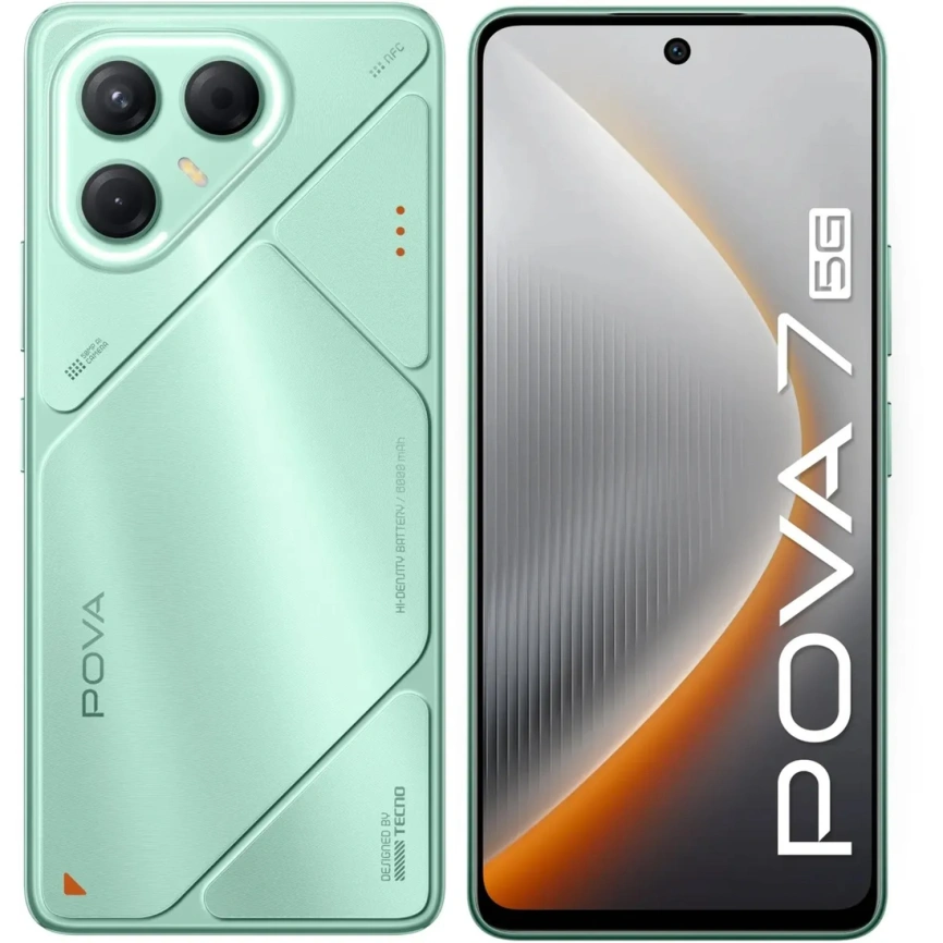 Смартфон Tecno Pova 7 8/256Gb Green фото 5