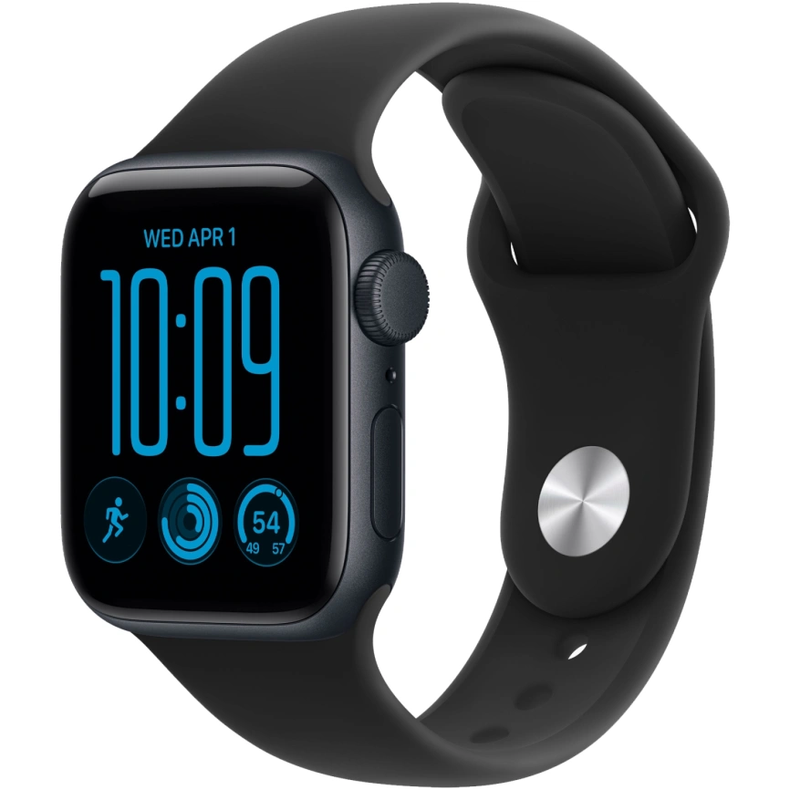 Смарт-часы Apple Watch SE (2026) 44mm Midnight Aluminum Black Sport Band M/L фото 1