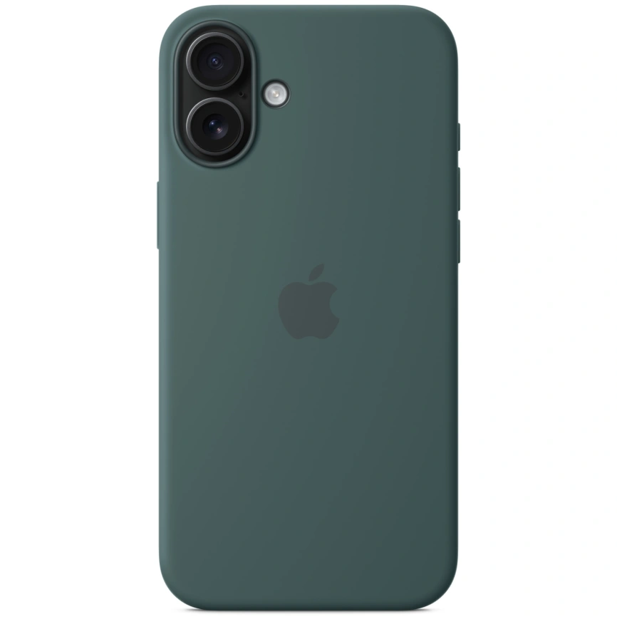 Чехол Apple Silicone Case with MagSafe для iPhone 16 Plus Lake Green фото 2