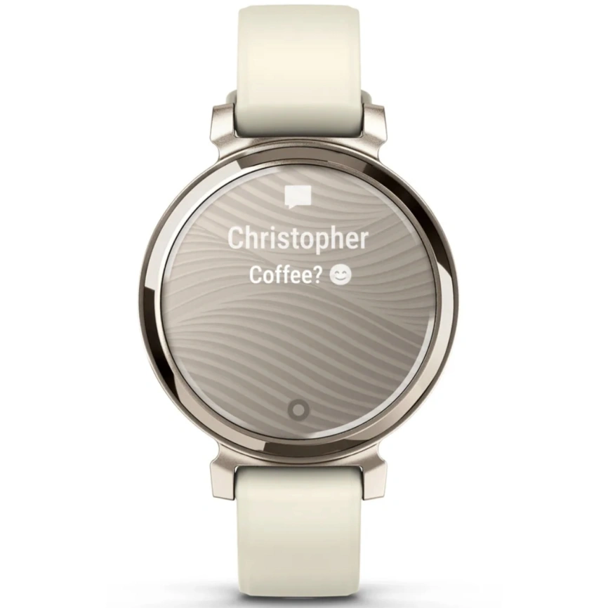 Смарт-часы Garmin Lily 2 (010-02839-00) Cream Gold/Coconut Silicone Band фото 8