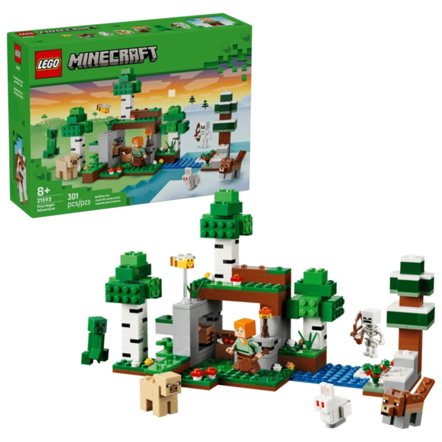 Конструктор LEGO Minecraft First Night Adventure 21593 фото 1