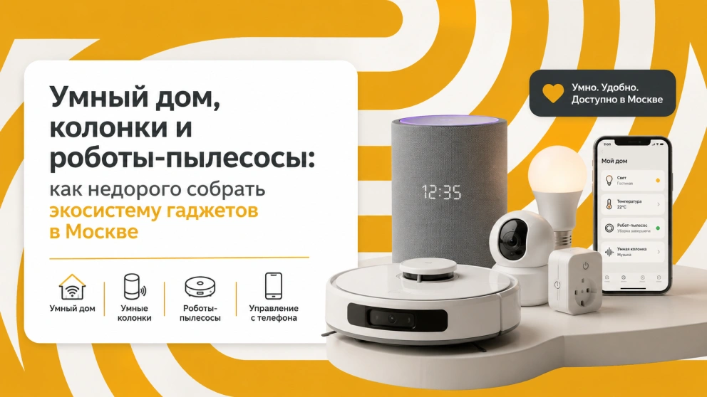 Умный дом, колонки и роботы‑пылесосы: как недорого собрать экосистему гаджетов в Москве
